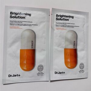 2 for $25 Item, 2X Dr. Jart+ Brightening Solution Face Sheet Mask 30g/1.05oz
